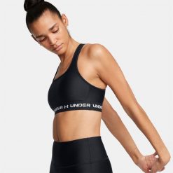 Stanik sportowy damski treningowy Under Armour biustonosz sportowy. Czarne bielizna sportowa Under Armour, s, bez wzorów. Za 110.99 zł.