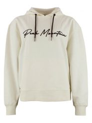 Peak Mountain Bluza "Alauren" w kolorze kremowym rozmiar: XL. Brązowe bluzy Peak Mountain, xl, bez wzorów, z bawełny, z kapturem. Za 118.84 zł.