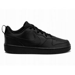 Buty Nike Court Borough Low Czarne Sportowe Sneakersy. Czarne obuwie sportowe Nike, bez zapięcia, trekkingowe, Nike Court. Za 240.99 zł.