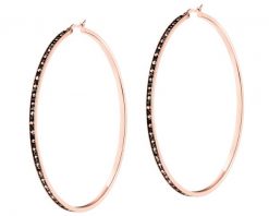 Kolczyki ze stali szlachetnej z markasytami - koło. Kolczyki Artelioni, ze stali. Za 299.00 zł.