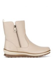 Remonte Botki R8482-60 Beżowy. Brązowe botki Remonte, bez wzorów, ze skóry, bez obcasa, na płaskiej podeszwie, bez zapięcia. Za 335.99 zł.