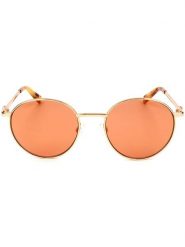 Moschino Damskie okulary przeciwsłoneczne w kolorze złoto-pomarańczowym rozmiar: 50. Pomarańczowe okulary przeciwsłoneczne MOSCHINO, bez wzorów, z tworzywa sztucznego. Za 182.95 zł.