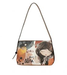 Pomarańczowa Elegancka Listonoszka Damska Anekke Z Serii Alma. Brązowe listonoszki Anekke, z aplikacjami, eleganckie, zdobione, bez dodatków. Za 349.00 zł.