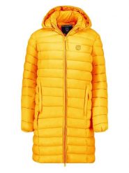 Canadian Peak Płaszcz pikowany "Akitaleak" w kolorze żółtym rozmiar: M. Żółte płaszcze Canadian Peak, m, bez wzorów, bez kaptura. Za 130.99 zł.