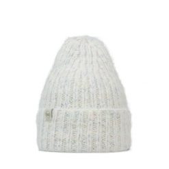 Czapka BUFF KNITTED & FLEECE BAND BEANIE EYLA. Białe czapki Buff, bez wzorów. W wyprzedaży za 104.93 zł.