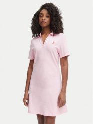 Tommy Hilfiger Sukienka codzienna WW0WW48749 Różowy jasny Regular Fit. Czerwone sukienki TOMMY HILFIGER, na co dzień, l, bez wzorów, z bawełny, bez kołnierzyka, bez ramiączek, proste. Za 409.99 zł.