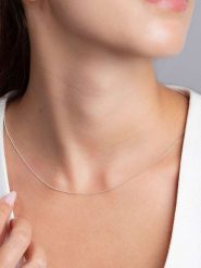 Lodie Silver Srebrny naszyjnik - dł. 40 cm rozmiar: onesize. Szare naszyjniki Lodie Silver, srebrne. Za 82.99 zł.