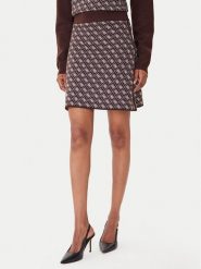 Guess Spódnica ołówkowa W5BD81 Z3JD2 Brązowy Slim Fit. Brązowe spódnice Guess, xl, z aplikacjami, z syntetyku, ołówkowe. Za 299.99 zł.