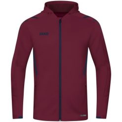 Bluza dresowa z kapturem Jako Challenge. Czerwone bluzy JAKO, l, bez wzorów, z dresówki, z kapturem. Za 326.45 zł.