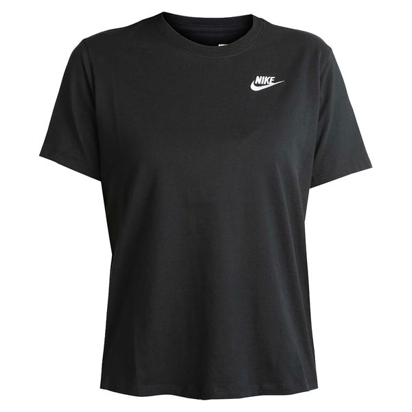 Koszulka sportowa damska Nike Nsw Tee Club. Czarne koszulki sportowe Nike, bez wzorów, z bawełny, bez ramiączek, do biegania. Za 197.00 zł.