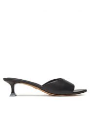 Aldo Klapki Delphinia 13965246 Czarny. Czarne klapki Aldo, bez wzorów, ze skóry, bez obcasa. Za 289.99 zł.
