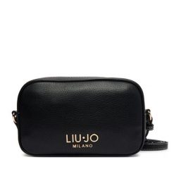 Torebka Liu Jo. Czarne listonoszki Liu Jo, bez wzorów, bez dodatków. Za 469.99 zł.