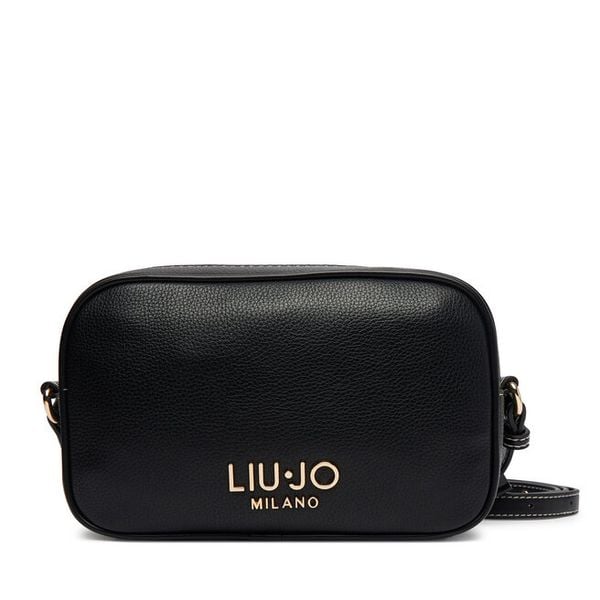 Torebka Liu Jo. Czarne listonoszki Liu Jo, bez wzorów, bez dodatków. Za 280.99 zł.