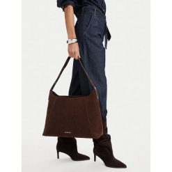 Torebka Badura. Brązowe torebki klasyczne Badura, bez wzorów, bez dodatków. Za 426.99 zł.