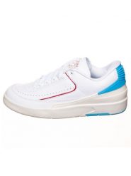 Air Jordan Skórzane sneakersy "2 Retro Low" w kolorze białym rozmiar: 41. Białe trampki Air Jordan, bez wzorów, bez zapięcia. Za 290.57 zł.