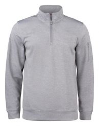Clique Basic Active Bluza Half Zip z poliestru – grey melange. Szare bluzy CLIQUE, s, bez wzorów, bez kaptura. Za 166.52 zł.