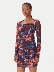 Guess Sukienka koktajlowa W5BK65 KCZC2 Kolorowy Slim Fit. Sukienki Guess, s, z aplikacjami, z syntetyku, wizytowe, bez kołnierzyka, bez ramiączek. Za 369.99 zł.