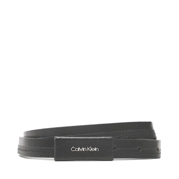Pasek Calvin Klein. Czarne paski Calvin Klein, bez wzorów. Za 299.99 zł.