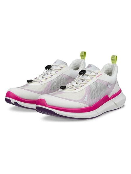 Ecco Sneakersy "Biom 2.2" w kolorze biało-różowym rozmiar: 38. Białe trampki ecco, bez wzorów, bez zapięcia. Za 244.95 zł.