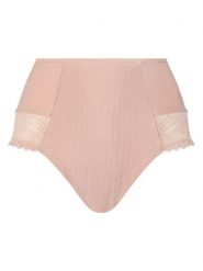 Chantelle Figi klasyczne z wysokim stanem Sublime C19WC6 Beżowy. Brązowe figi Chantelle, bez wzorów, z syntetyku. Za 229.99 zł.
