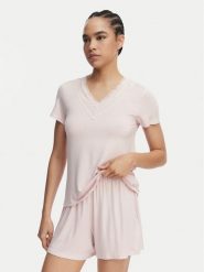 Ysabel Mora Piżama 10823 Różowy jasny Regular Fit. Czerwone piżamy YSABEL MORA, bez wzorów, z wiskozy, bez ramiączek. Za 199.99 zł.