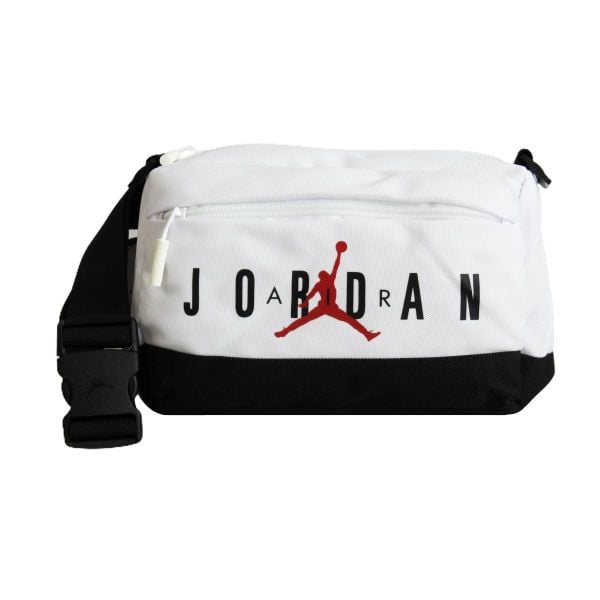 Saszetka na ramię Air Jordan Jam HBR Crossbody Biała - SM9031-001. Białe torby na ramię Jordan, bez wzorów, na ramię, bez dodatków. Za 124.20 zł.