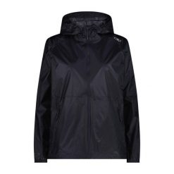 Kurtka przeciwdeszczowa z odpinanym kapturem damska CMP. Brązowe kurtki sportowe CMP, l, bez wzorów, z kapturem. Za 239.50 zł.