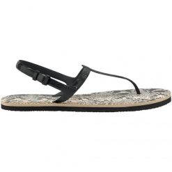 Sandały Puma Cozy Sandal Wns 375213 01 czarne. Czarne sandały bez wzorów, z materiału, bez obcasa, bez zapięcia. Za 142.79 zł.