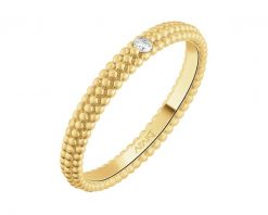 Pierścionek z żółtego złota z brylantem - 0,02 ct - próba 375. Żółte pierścionki Apart, z brylantem, złote. Za 1,319.00 zł.