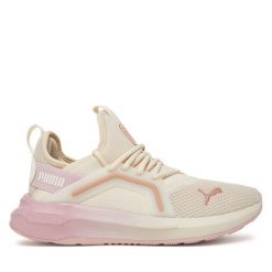 Buty do biegania Puma. Białe obuwie sportowe Puma, bez zapięcia, do biegania. Za 289.99 zł.