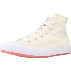 Tenisówki Converse Model Chuck Taylor All Star Hi Kolor Beżowy. Brązowe obuwie sportowe Converse, z tkaniny, bez zapięcia, tenisowe. Za 358.05 zł.