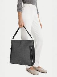 Lasocki Torebka CEO-LSK-X-009-09 Czarny. Czarne torebki klasyczne Lasocki, bez wzorów, z materiału, bez dodatków. Za 199.99 zł.