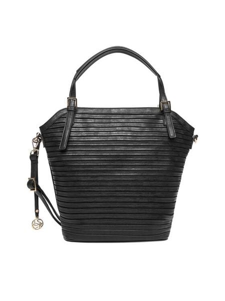 Lasocki Torebka CEO-LSK-K-023-06 Czarny. Czarne torebki klasyczne Lasocki, bez wzorów, z materiału, bez dodatków. Za 219.99 zł.