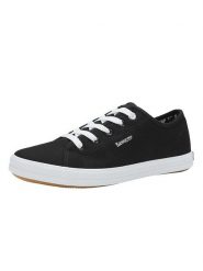 Kangaroos Sneakersy "K-VW Avril" w kolorze czarno-białym rozmiar: 40. Białe trampki KangaROOS, bez wzorów, z materiału, bez zapięcia. Za 105.95 zł.