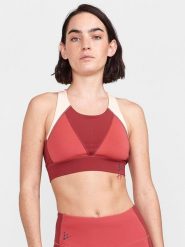 Craft Top sportowy "ADV HiT" w kolorze czerwono-białym rozmiar: XL. Czerwone koszulki sportowe Craft, bez wzorów, z materiału, bez ramiączek, outdoorowe. Za 129.95 zł.