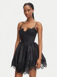 Bardot Sukienka koktajlowa Ashta 59910DB2 Czarny Regular Fit. Czarne sukienki Bardot, bez wzorów, z bawełny, wizytowe, bez kołnierzyka, bez ramiączek. Za 909.99 zł.