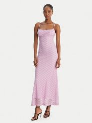 Bardot Sukienka letnia Adoni 57998DB1 Fioletowy Slim Fit. Fioletowe sukienki Bardot, na lato, bez wzorów, z syntetyku, bez kołnierzyka, bez ramiączek. Za 529.99 zł.