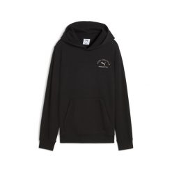 Młodzieżowa bluza z kapturem PUMA Class z grafiką PUMA. Czarna bluzy sportowe Puma, m, bez wzorów, z kapturem. Za 229.00 zł.
