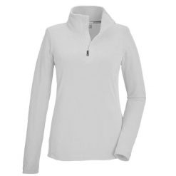 Bluza damska Killtec KSW 101 WMN FLC SHRT. Białe bluzy Killtec, na zimę, bez wzorów, z materiału, bez kaptura. Za 149.99 zł.