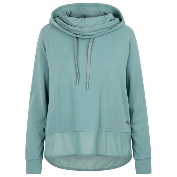 Bluza Z Kapturem Damska Immy. Niebieskie bluzy Trespass, xs, bez wzorów, z dzianiny, z kapturem. Za 75.99 zł.