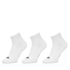Skarpety krótkie Kappa. Białe skarpety Kappa, bez wzorów. Za 34.99 zł.