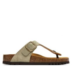 Japonki Scholl. Zielone klapki Scholl, bez wzorów, bez obcasa. Za 337.99 zł.