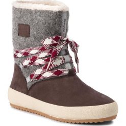 Botki GANT - Amy 17544852 Espresso/Lt Gray G470. Brązowe botki GANT, bez wzorów, z materiału, bez obcasa, bez zapięcia. W wyprzedaży za 319.00 zł.