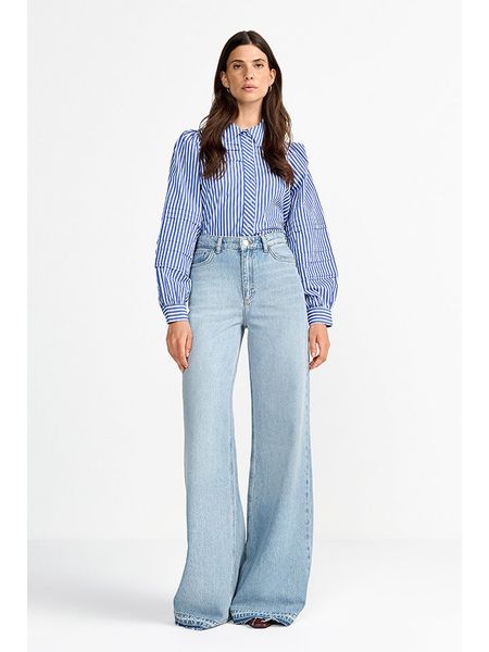 Rich & Royal Dżinsy - Wide leg - w kolorze błękitnym rozmiar: W25/L32. Niebieskie jeansy Rich & Royal, l, bez wzorów, z podwyższonym stanem. Za 274.99 zł.