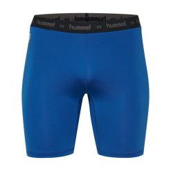 Spodenki termoaktywne piłkarskie dla dorosłych Hummel First Performance Tight. Niebieskie bielizna sportowa Hummel, s, bez wzorów. Za 55.00 zł.