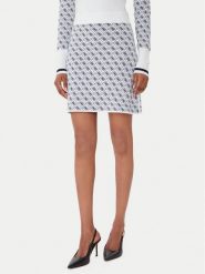 Guess Spódnica ołówkowa W5BD81 Z3JD2 Écru Slim Fit. Spódnice Guess, xl, z aplikacjami, z syntetyku, ołówkowe. Za 249.99 zł.