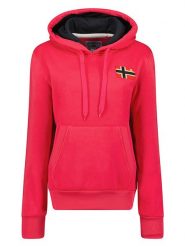 Geographical Norway Bluza "Genifer" w kolorze różowym rozmiar: XL. Różowe bluzy Geographical Norway, xl, bez wzorów, z kapturem. Za 105.38 zł.