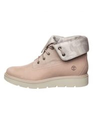 Timberland Skórzane botki "Keninstin" w kolorze beżowym rozmiar: 30. Brązowe botki Timberland, bez wzorów, bez obcasa, bez zapięcia. Za 246.53 zł.
