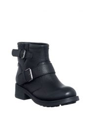 Manufacture D'Essai Skórzane botki w kolorze czarnym rozmiar: 36. Czarne botki Manufacture D'Essai, bez wzorów, ze skóry, bez obcasa, bez zapięcia. Za 157.73 zł.