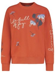 Sublevel Bluza w kolorze czerwonobrązowym rozmiar: XS. Brązowe bluzy Sublevel, xs, bez wzorów, bez kaptura. Za 136.45 zł.